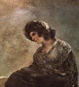 Francisco Goya Milkgirl from Bordeaux Sweden oil painting artist